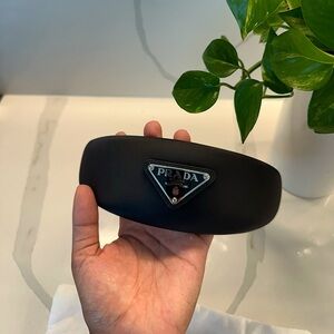 AUTHENTIC — Black Nylon Prada Headband